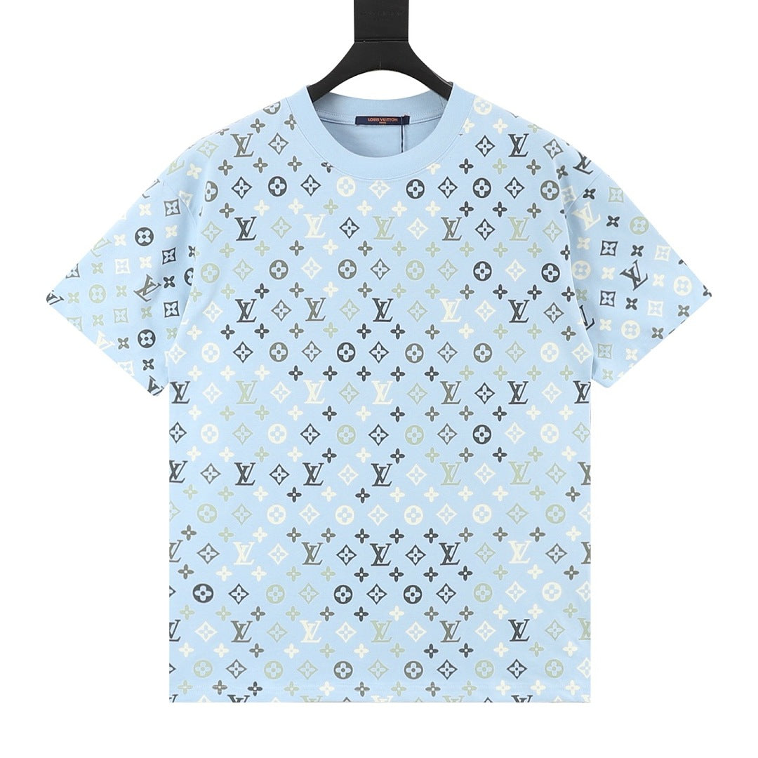 Louis Vuitton monogram gradient short-sleeved shirt