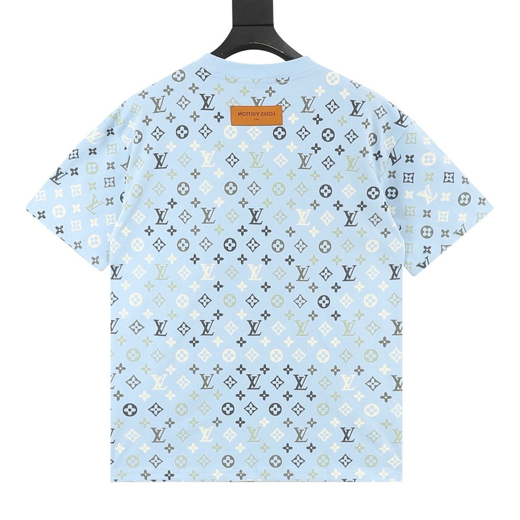 Louis Vuitton monogram gradient short-sleeved shirt