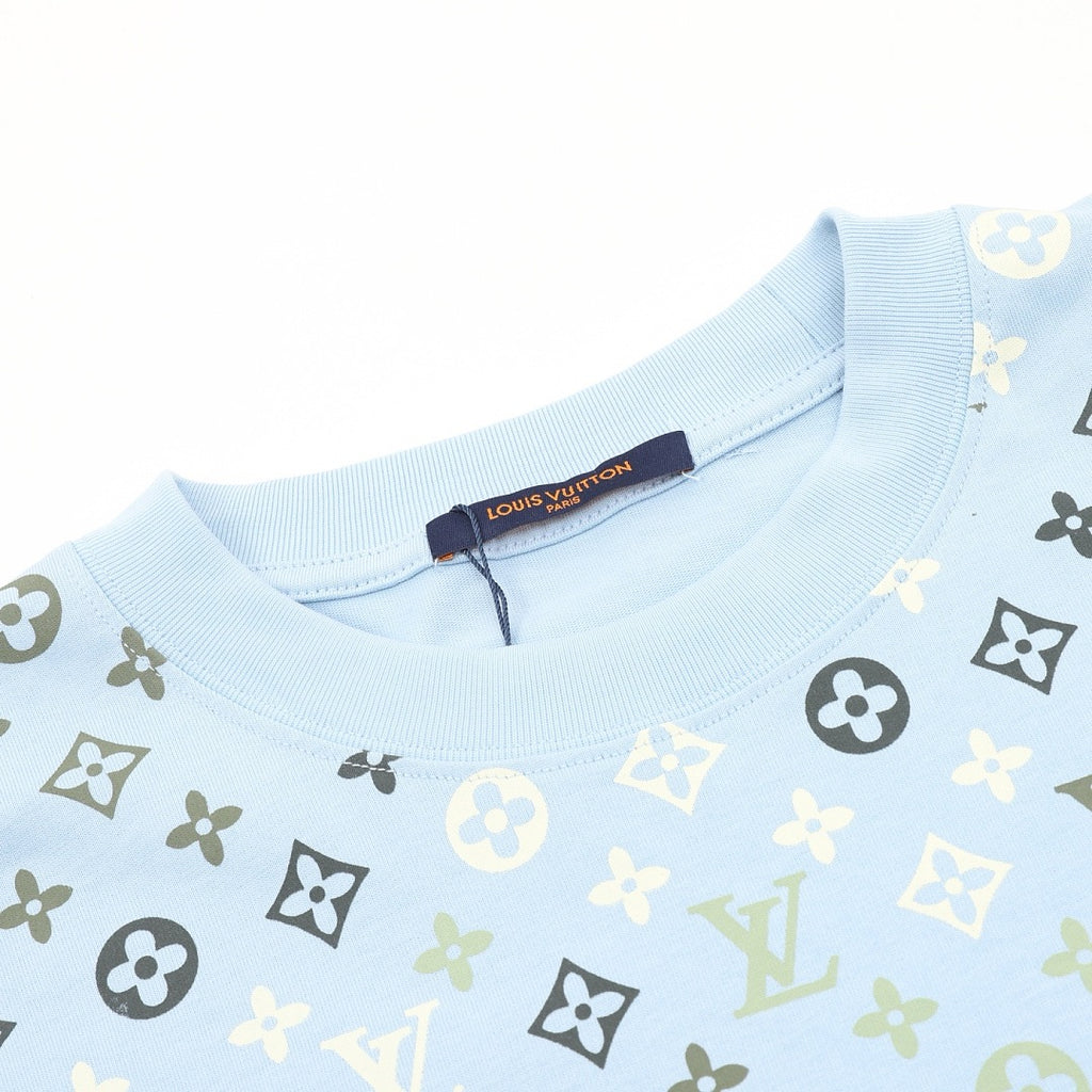 Louis Vuitton monogram gradient short-sleeved shirt
