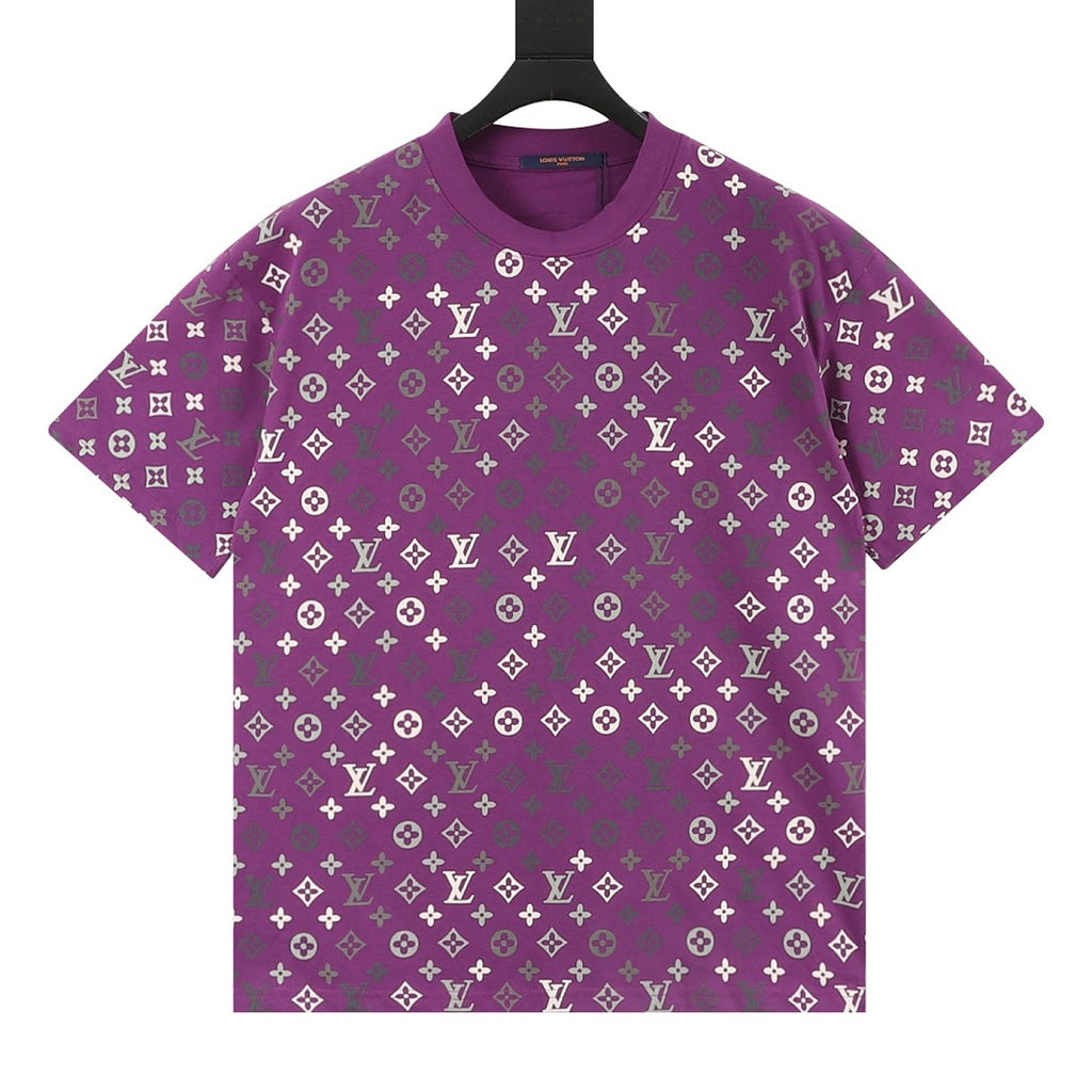 Louis Vuitton monogram gradient short-sleeved shirt