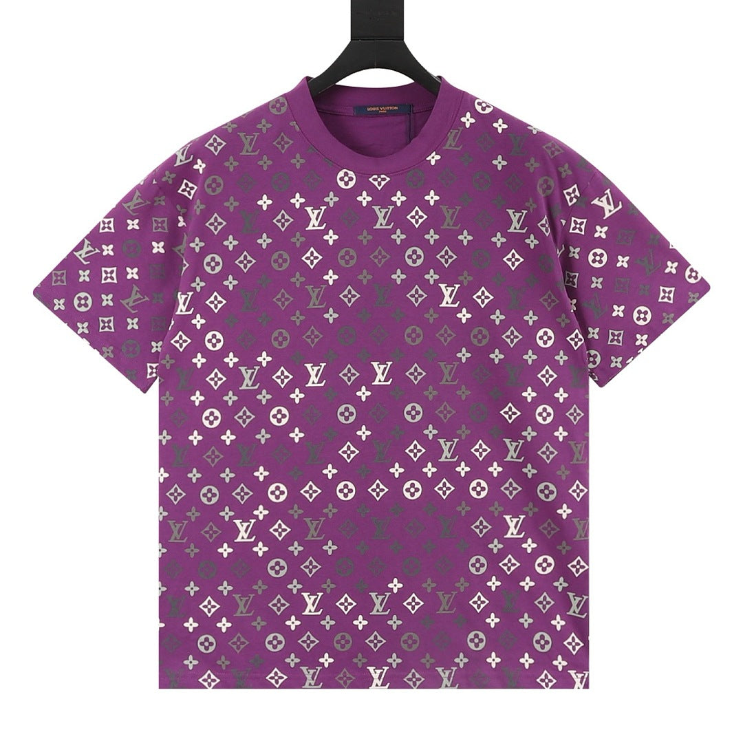 Louis Vuitton monogram gradient short-sleeved shirt