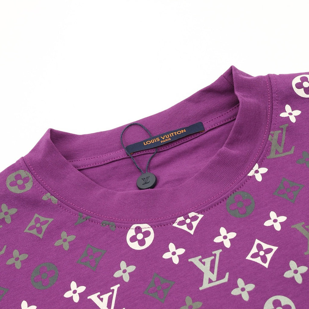Louis Vuitton monogram gradient short-sleeved shirt