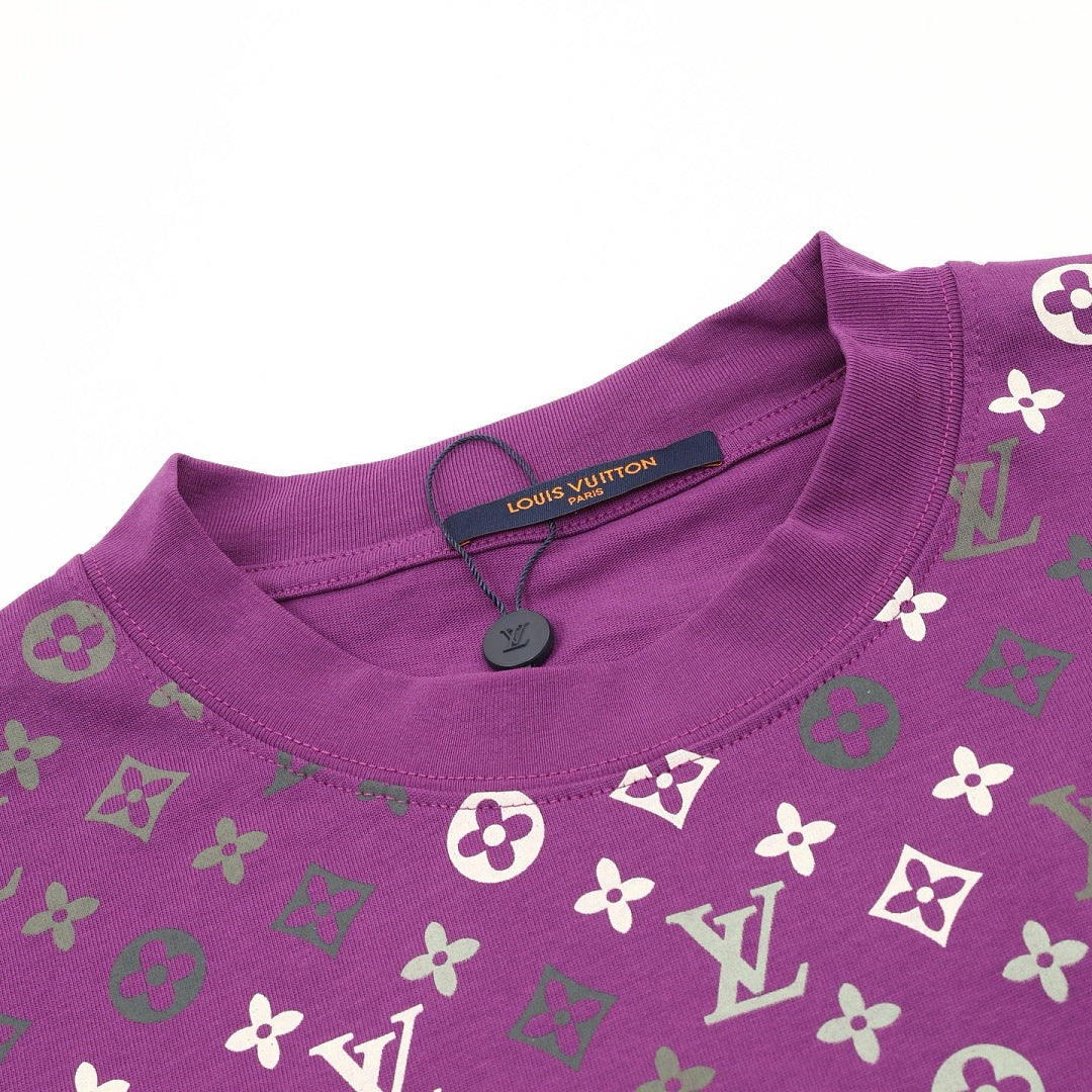 Louis Vuitton monogram gradient short-sleeved shirt