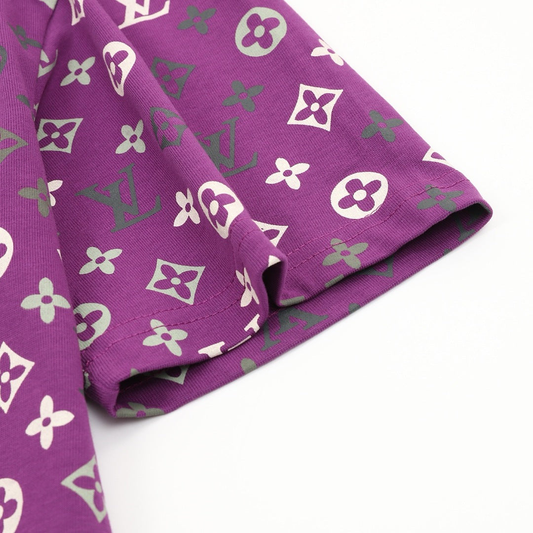 Louis Vuitton monogram gradient short-sleeved shirt