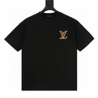Louis Vuitton Tricolor Monogram Embroidered Short-Sleeve Shirt