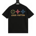 Louis Vuitton Tricolor Monogram Embroidered Short-Sleeve Shirt