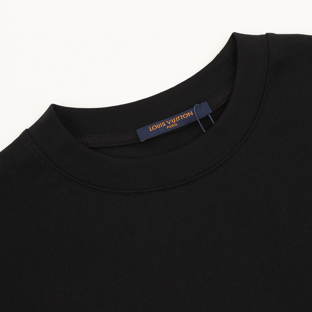Louis Vuitton Tricolor Monogram Embroidered Short-Sleeve Shirt