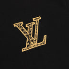 Louis Vuitton Tricolor Monogram Embroidered Short-Sleeve Shirt