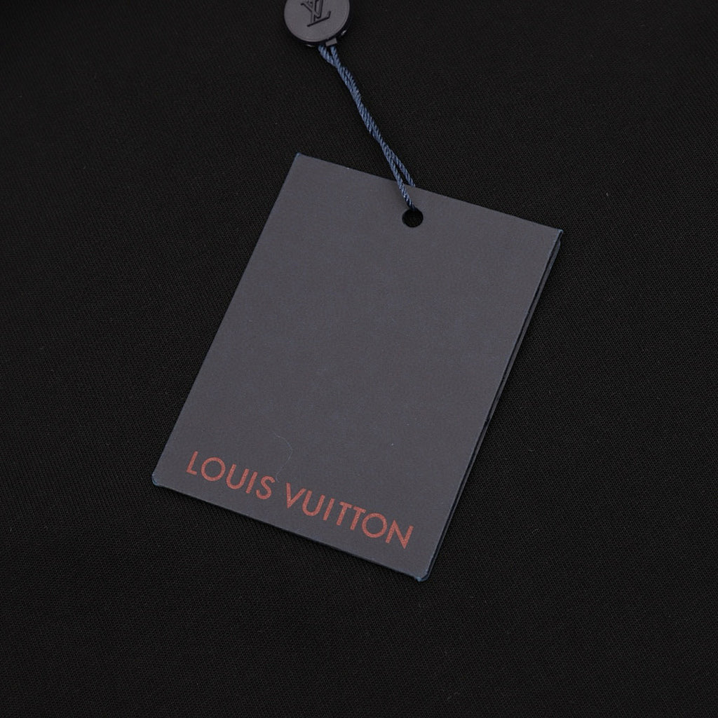 Louis Vuitton Tricolor Monogram Embroidered Short-Sleeve Shirt