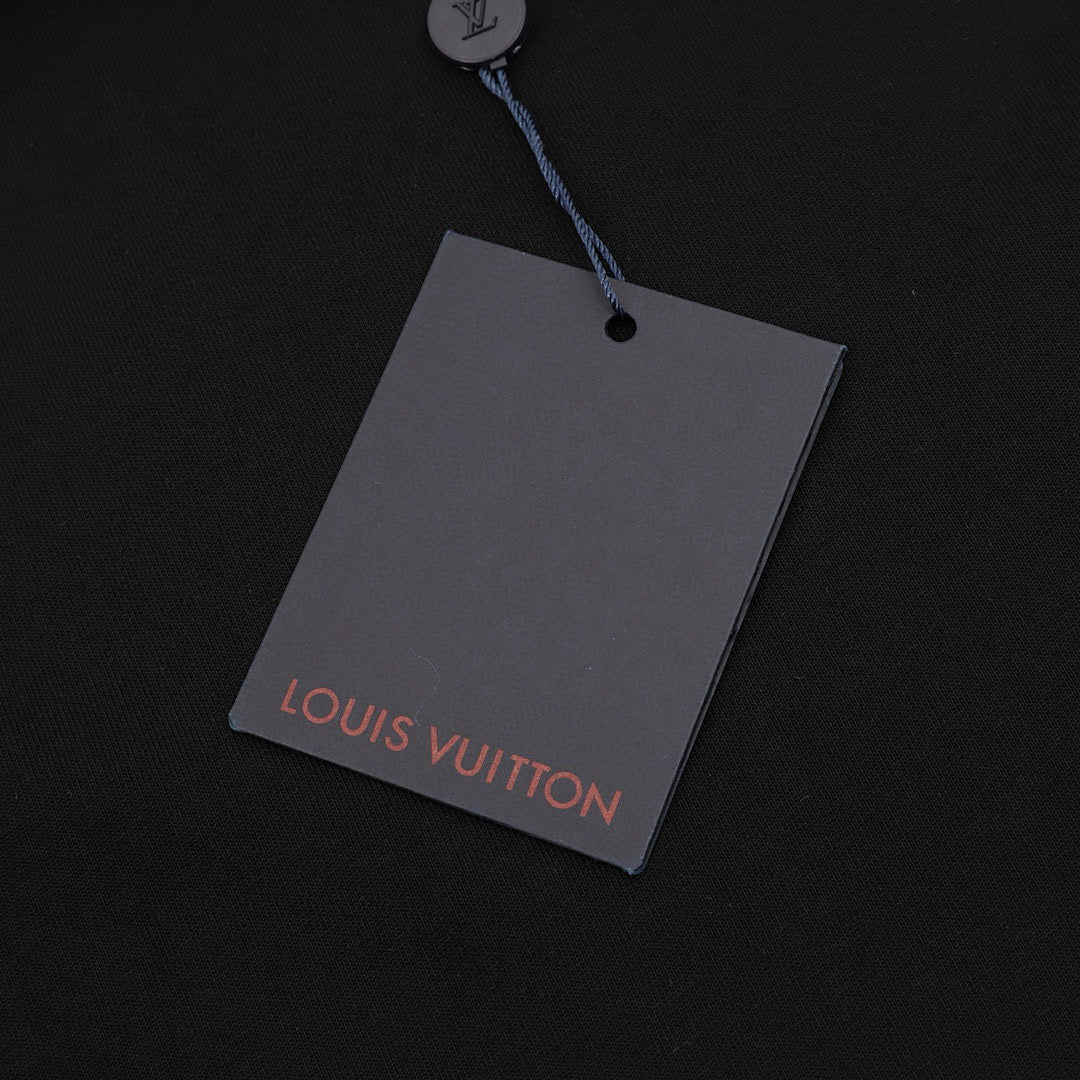 Louis Vuitton Tricolor Monogram Embroidered Short-Sleeve Shirt