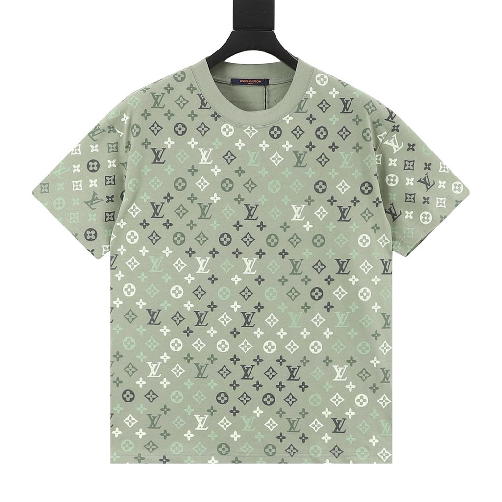 Louis Vuitton monogram gradient short-sleeved shirt