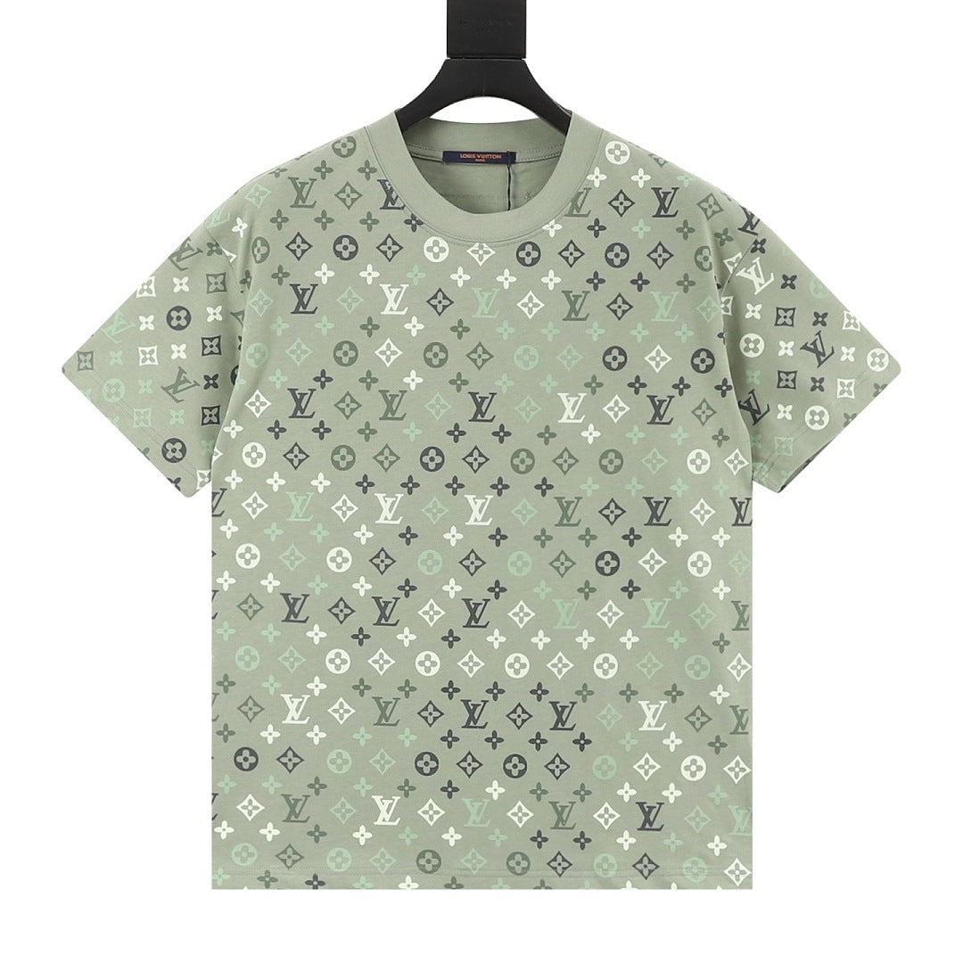 Louis Vuitton monogram gradient short-sleeved shirt
