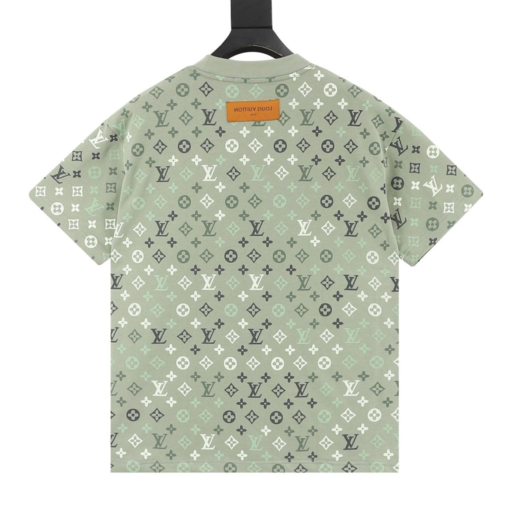 Louis Vuitton monogram gradient short-sleeved shirt