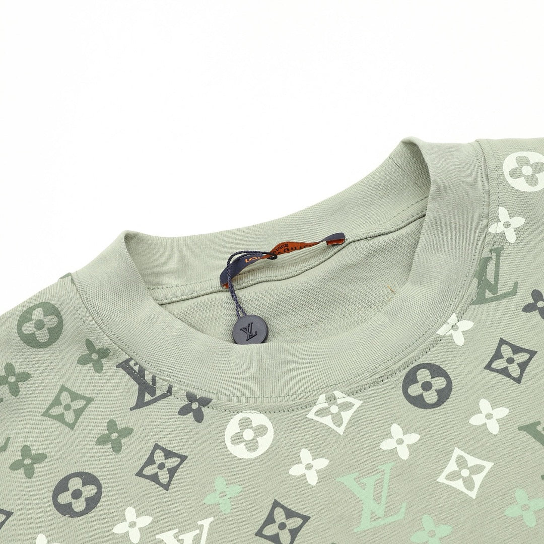 Louis Vuitton monogram gradient short-sleeved shirt