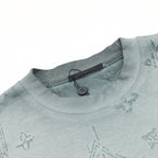 Louis Vuitton Monogram Burnished Wash Distressed Short-Sleeve
