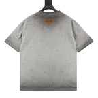 Louis Vuitton Monogram Burnished Wash Distressed Short-Sleeve