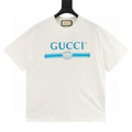 Gucci Summer-Style Belt-Print Short-Sleeve Top