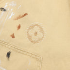 Louis Vuitton Graffiti-Embroidered Distressed Denim Shorts
