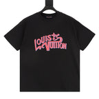 Louis Vuitton Pink-Toned Graffiti 3D T-Shirt