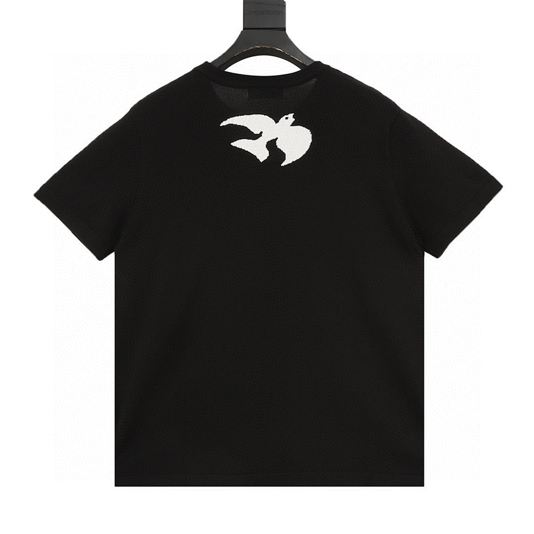 Louis Vuitton Double-Vision Letter Jacquard Knit T-Shirt