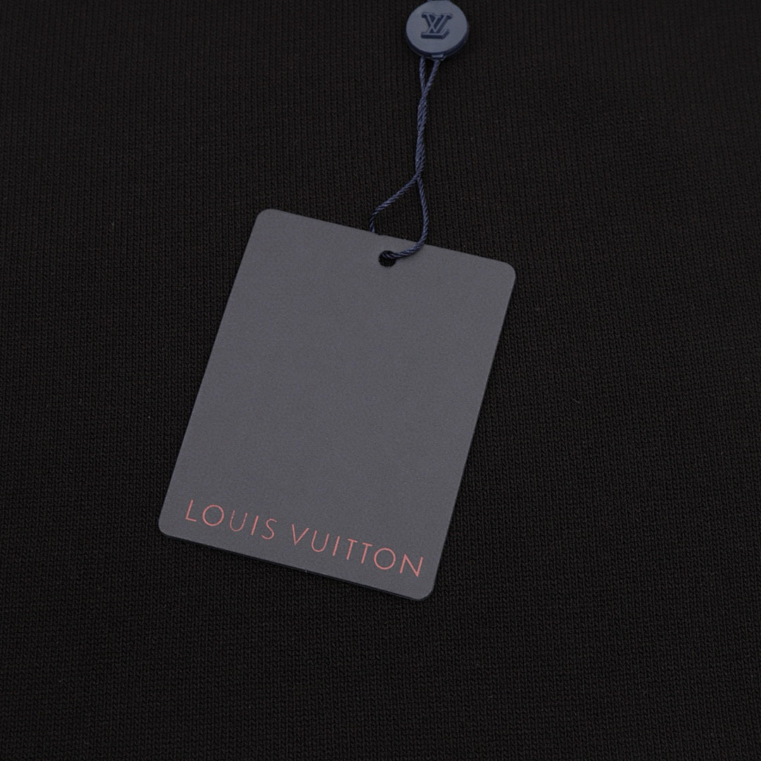 Louis Vuitton Double-Vision Letter Jacquard Knit T-Shirt