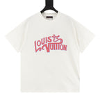 Louis Vuitton Pink-Toned Graffiti 3D T-Shirt