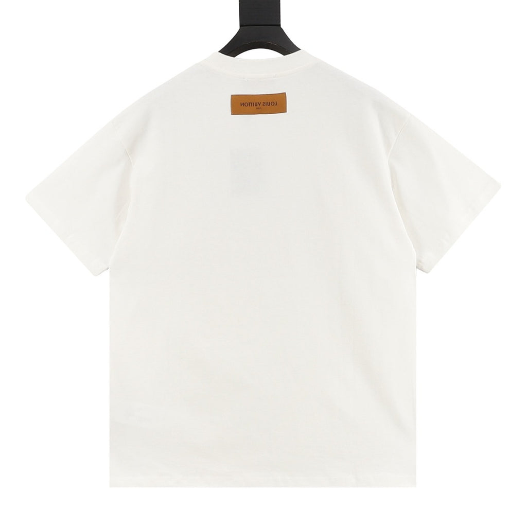 Louis Vuitton Pink-Toned Graffiti 3D T-Shirt