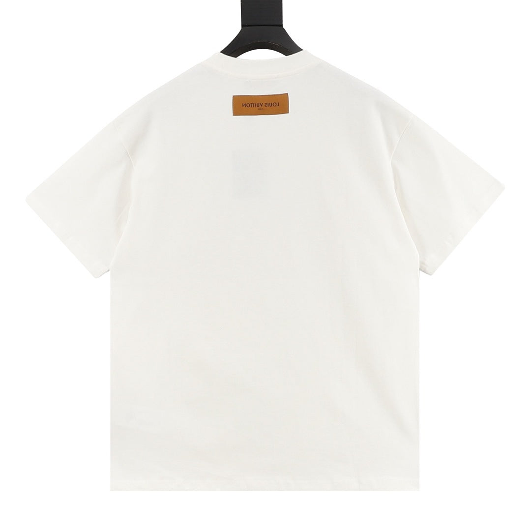 Louis Vuitton Pink-Toned Graffiti 3D T-Shirt