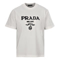 PRADA Bird's Nest Weave Embroidered T-Shirt