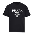 PRADA Bird's Nest Weave Embroidered T-Shirt