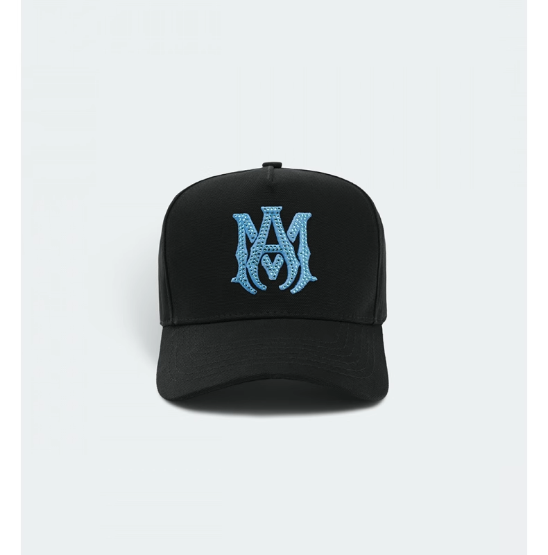 Amiri Premium Mesh Trucker Hat – Snapback Cap | White, Black, Blue & Red